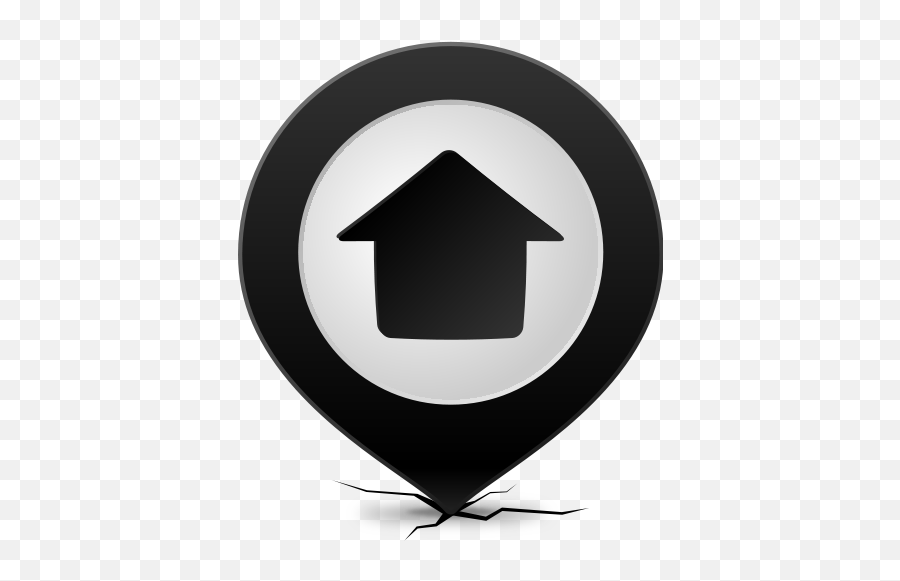 Download Location Map Pin Home Black - Real Estate Full Emoji,Map Pin Icon Png