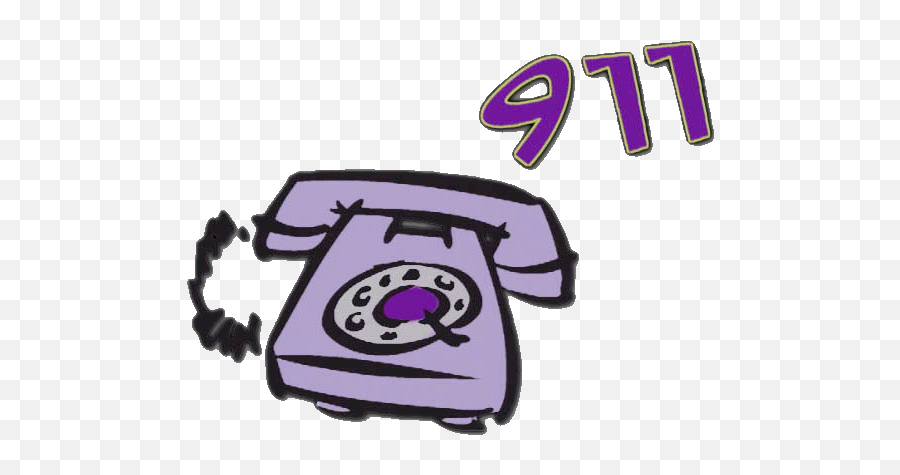 911 Emoji,Rotary Phone Clipart