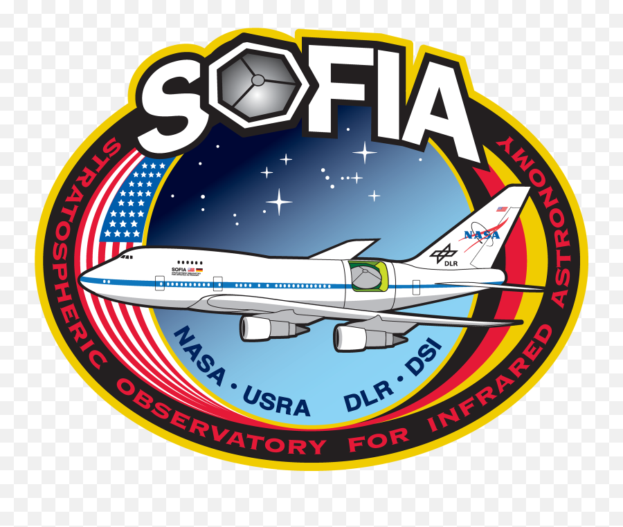 Download Hd Sofia Mission Patch - Nasa Sofia Logo Nasa Sofia Mission Patch Emoji,Nasa Logo Png