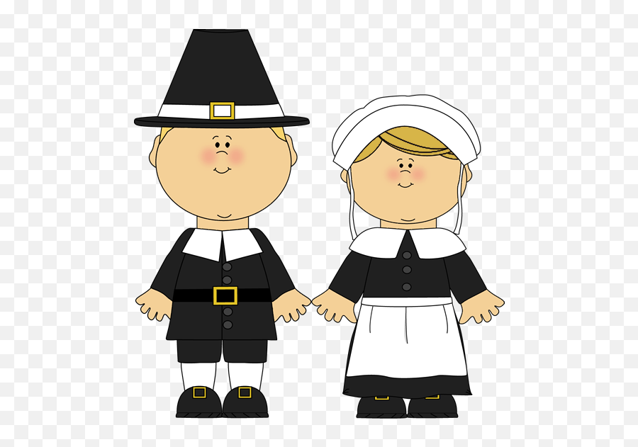 Free Pilgrims Thanksgiving Cliparts - Pilgrims Clip Art Emoji,Pilgrim Clipart