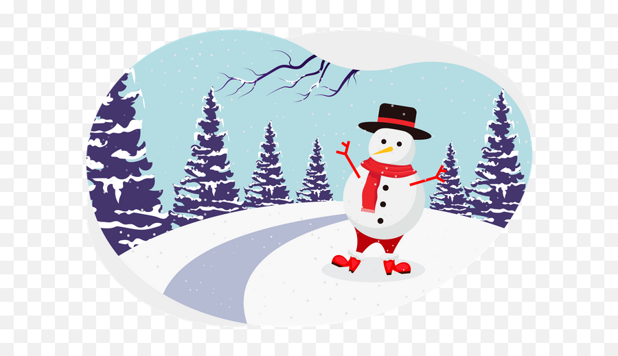Best Premium Christmas Snowman Illustration Download In Png Emoji,Snowman Png Transparent