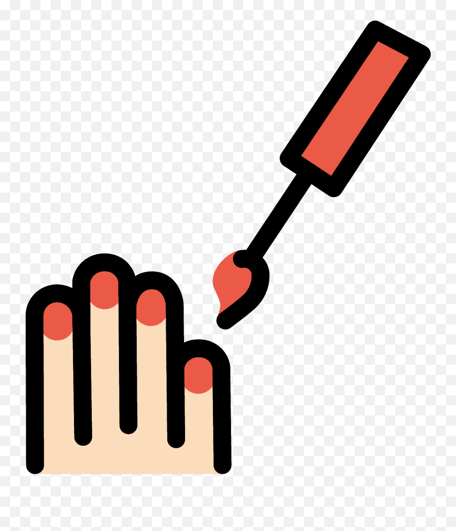 Nail Polish Emoji Clipart Free Download Transparent Png - Language,Nail Clipart