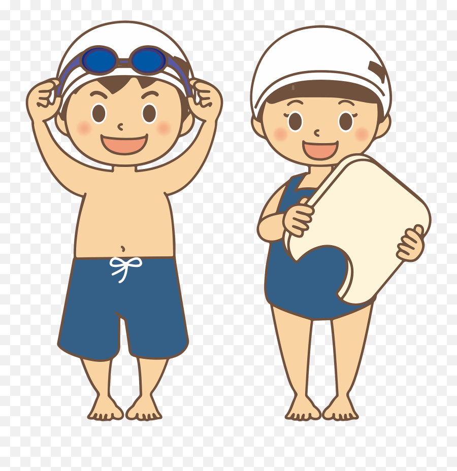 Children Swimming Clipart - Free Clipart Children Swimming Emoji,Swimming Clipart