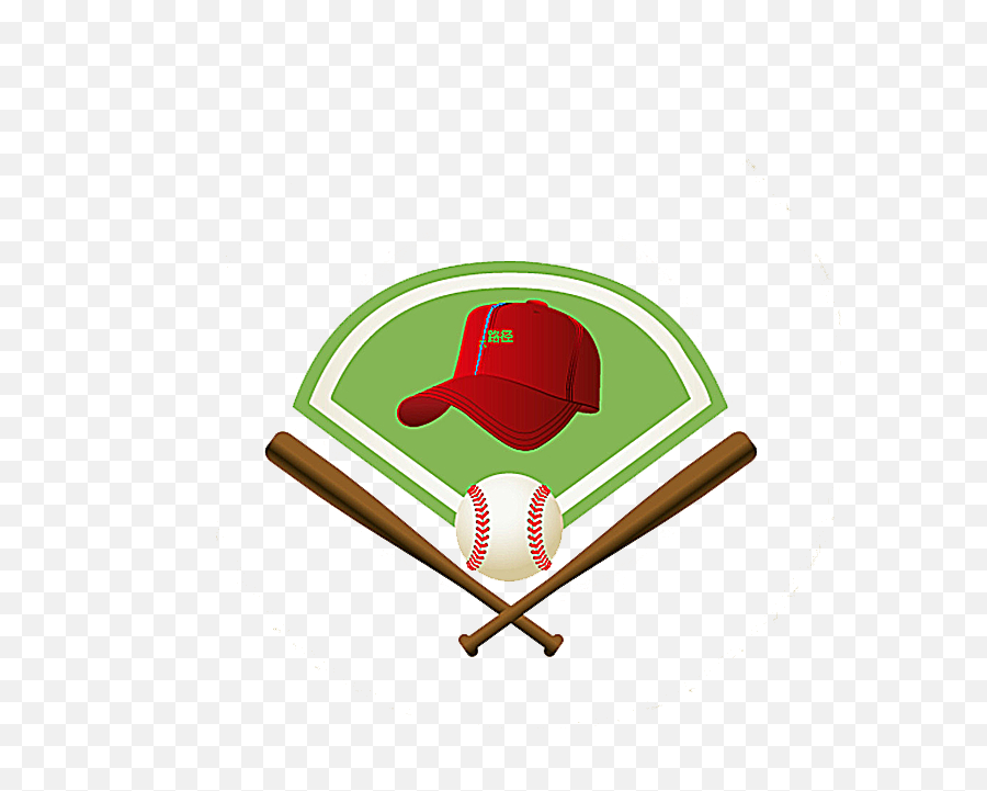 Baseball Bat Euclidean Vector Silhouette - Baseball Batting Helmet Emoji,Baseball Field Clipart