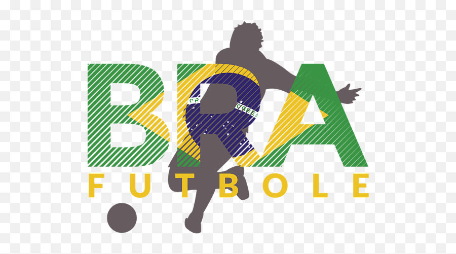 2018 Soccer Cup Brazil Flag Bra Championship Kick Greeting Card - For Running Emoji,Brazil Flag Png
