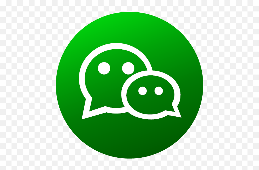 Social Media Wechat Icon Emoji,Wechat Logo