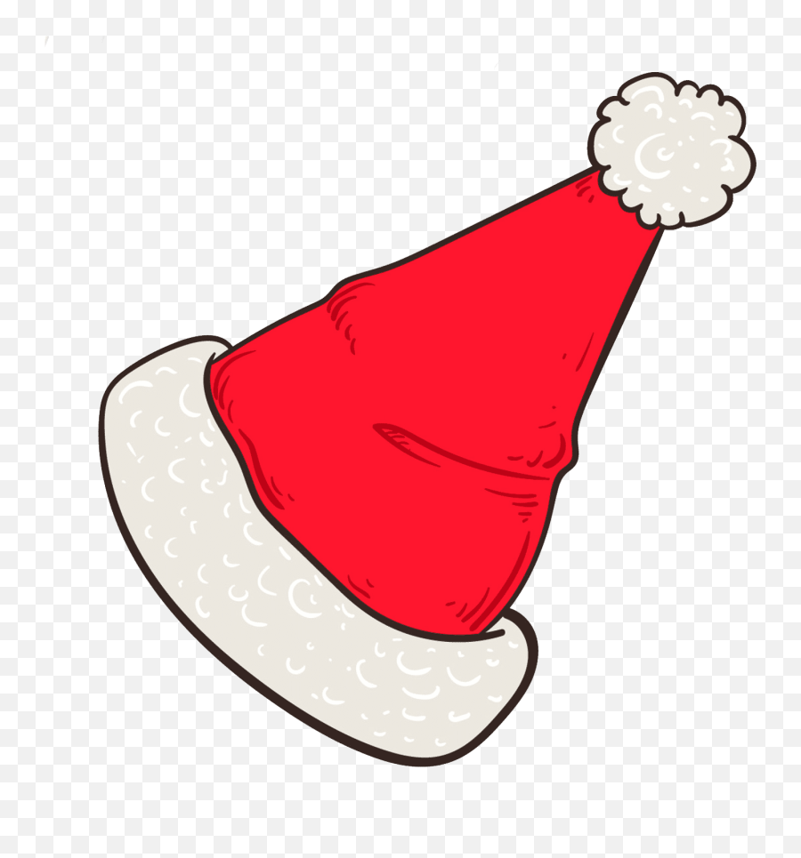Free U0026 Cute Santa Clipart For Your Holiday Decorations - Cone Emoji,Christmas Hat Clipart