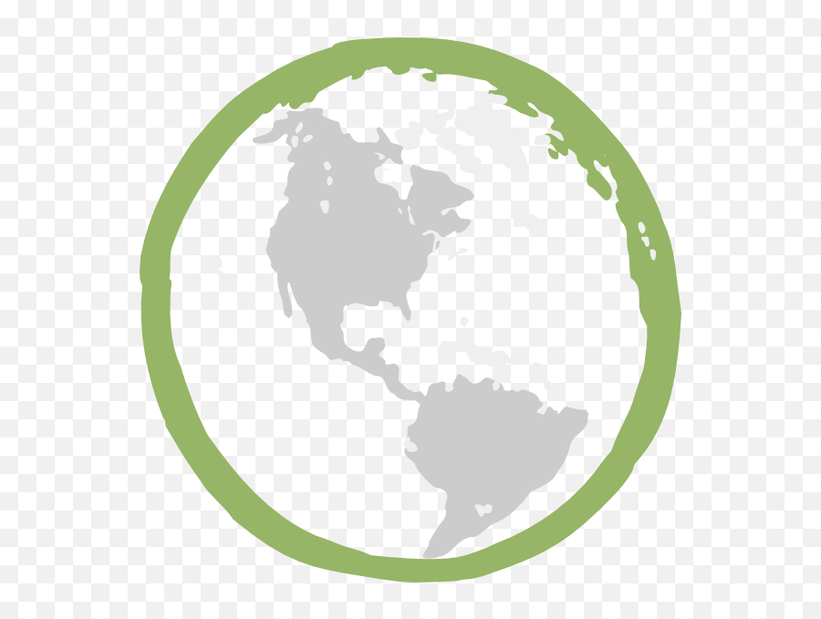 Green Earth Clip Art At Clkercom - Vector Clip Art Online Green Earth Clipart Emoji,Globe Clipart Black And White