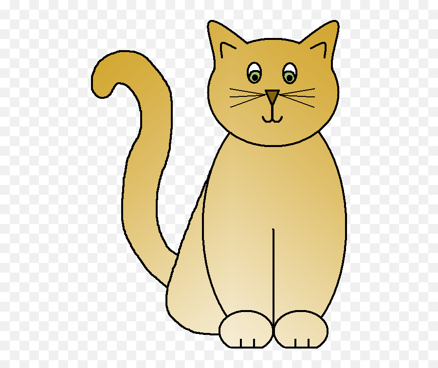 Cat Clip Art 4 - Free Clip Art Cat Emoji,Cat Clipart
