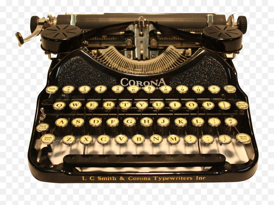 Download Smith Corona Ebay Paper Ribbon Typewriter Hq Png - Lc Smith Typewriter Emoji,Typewriter Clipart