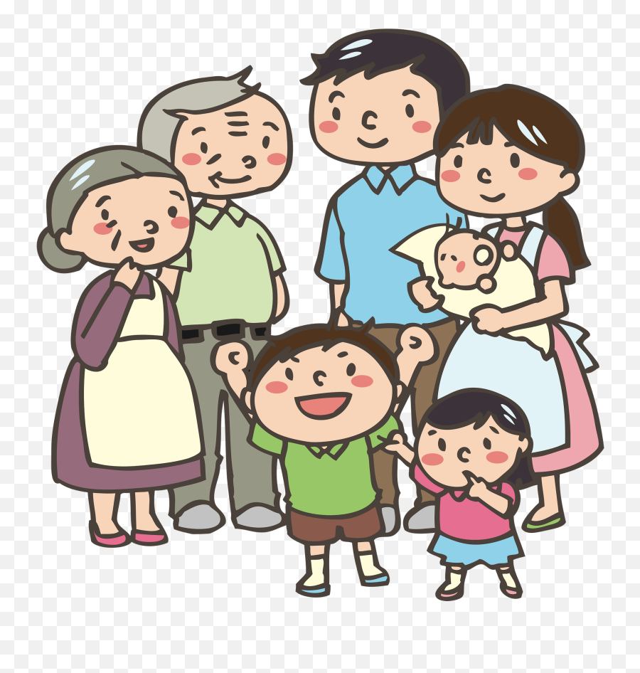Extended Family Clipart - Family Clipart Emoji,Family Clipart