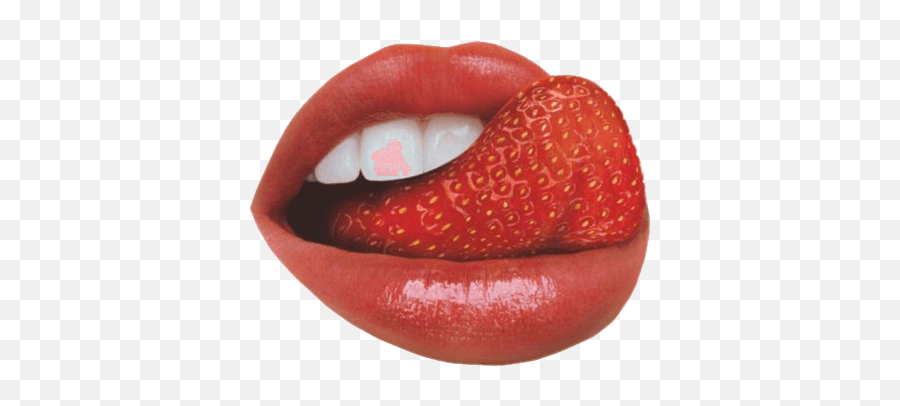 Tongue Strawberry Transparent Png - Transparent Background Mouth Tongue Png Emoji,Tongue Png