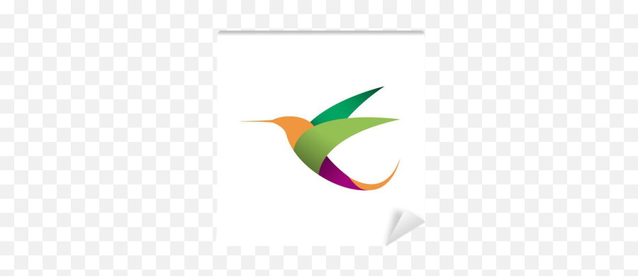 Vector Sign Logo In Flight - Hummingbird Vector Emoji,Hummingbird Logo