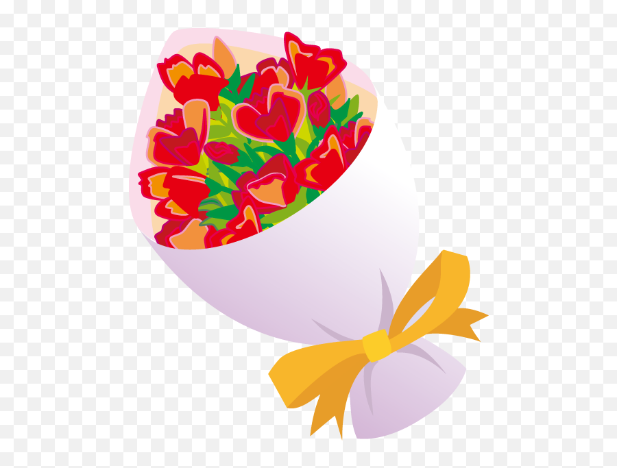 Bouquet Of Flowers Clipart - Bouquets Of Flowers Clipart Png Emoji,Bouquet Of Flowers Clipart