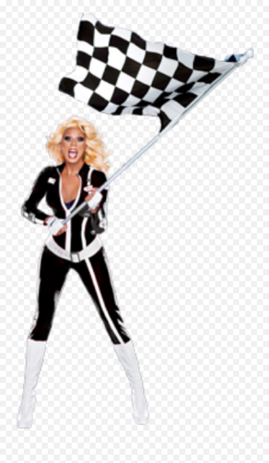 Rupaul Dragrace Freetoedit - Rupaulu0027s Drag Race Flag For Women Emoji,Race Flag Clipart