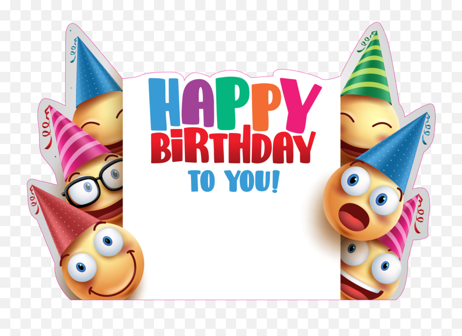 Personalized Happy Birthday Emoji Yard - Happy Birthday Noah,Birthday Emoji Png