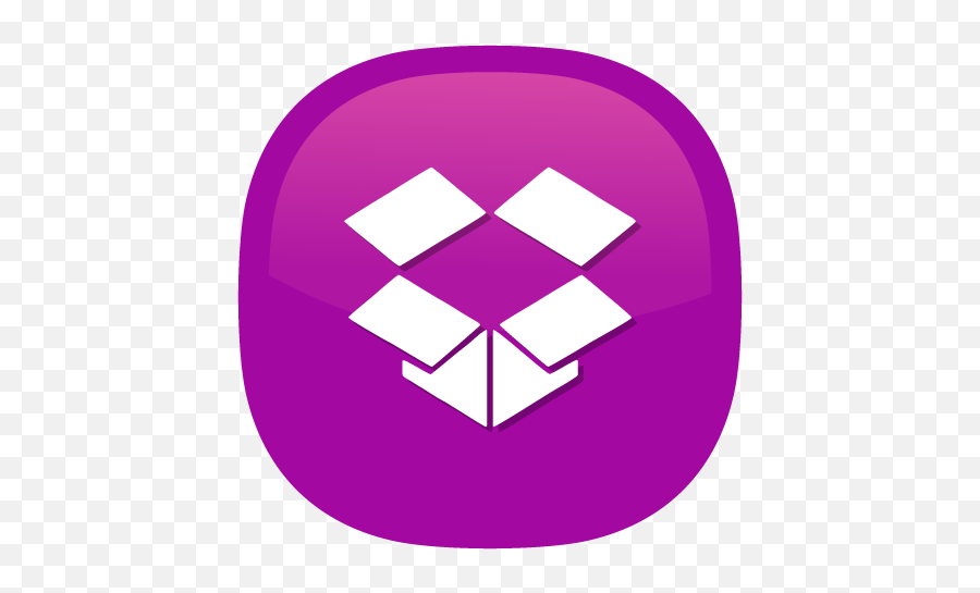 Icon Purple Icons - Dropbox Square Icon Emoji,Dropbox Logo