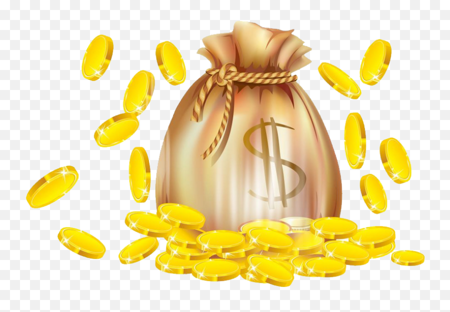 Download Money Coin Cartoon Gold Free Hd Image Clipart Png Emoji,Cartoon Money Png