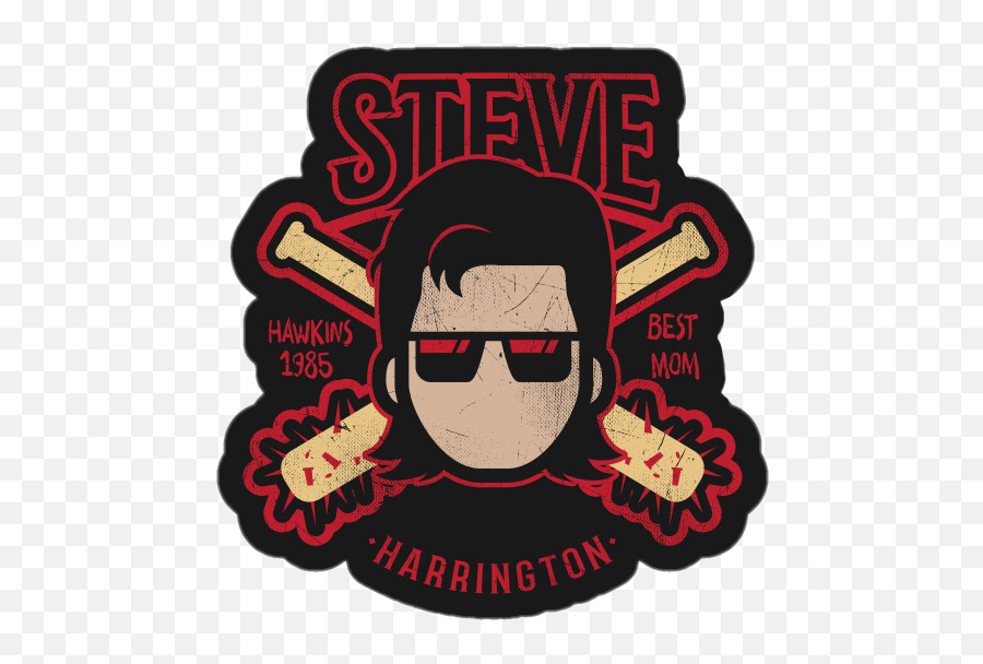 Strangerthings Sticker - Steve Harrington Stranger Things Stickers Emoji,Stranger Things Logo Maker