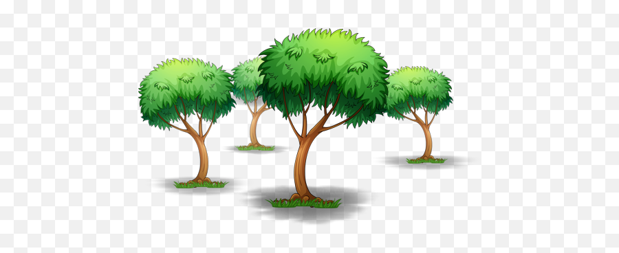 Download Hd Tree Illustration - Pedpaudhon Ki Emoji,Tree Illustration Png