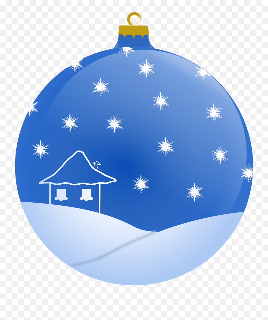 Christmas Ornament With Hut Clipart Free Download Emoji,Hut Clipart