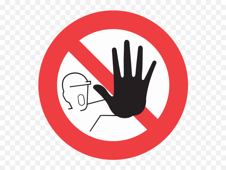 No Admittance Sign - Don T Open Png Emoji,No Png