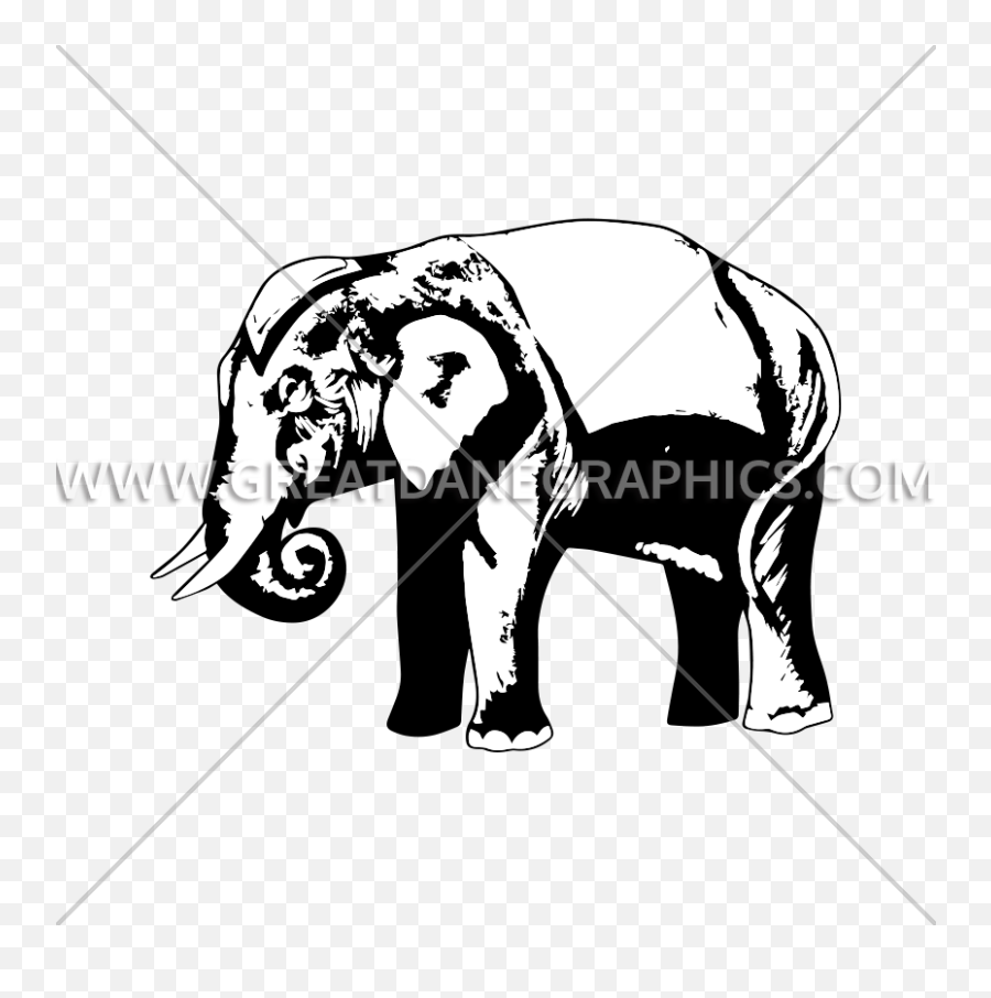 Republican Elephant Production Ready Artwork For T - Shirt Elephant Hyde Emoji,Republican Elephant Logo