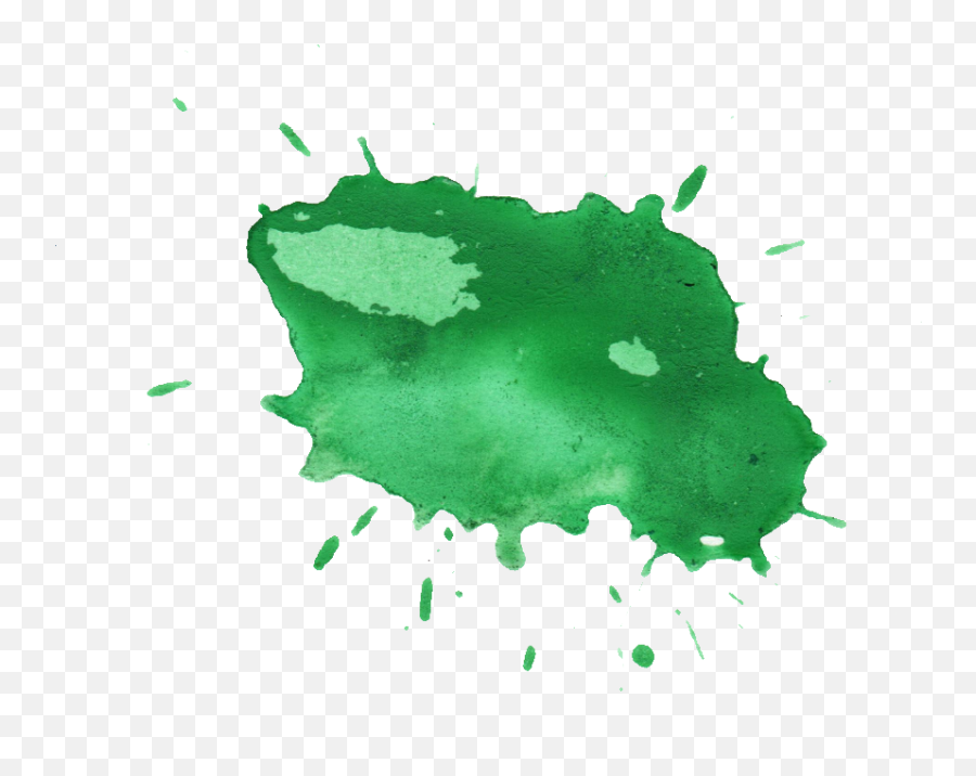 Green Paint Splatter Png - Dot Emoji,Paint Splatter Png