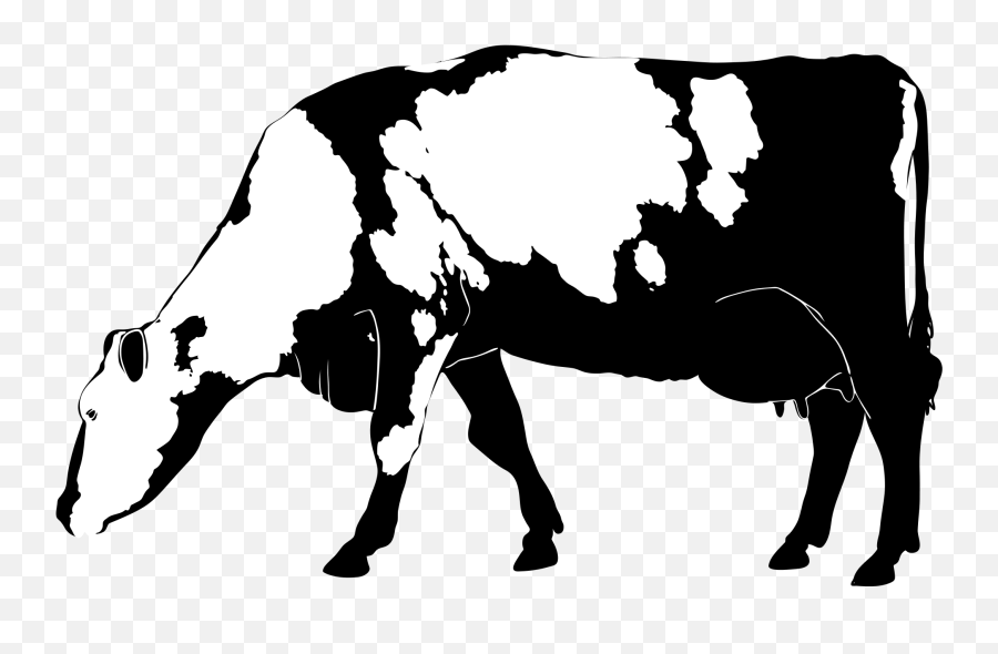 Cows Clipart Pdf Cows Pdf Transparent - Cow Silhouette Emoji,Cow Clipart Black And White