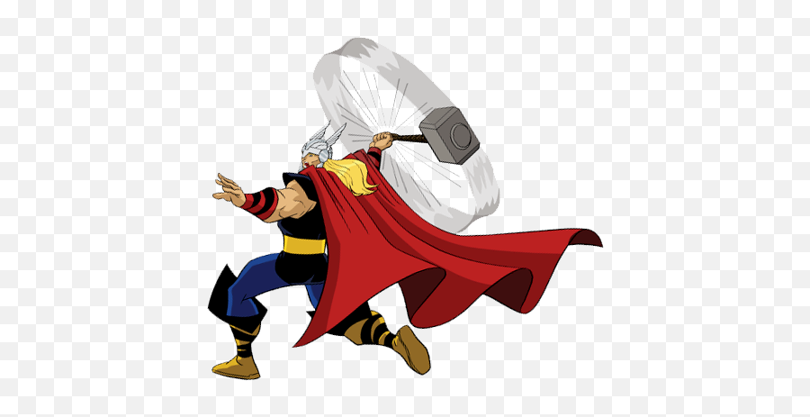 Thor Hammer Swing Disney Clipart Clip Art - Thor Swinging Hammer Marvel Emoji,Disney Clipart