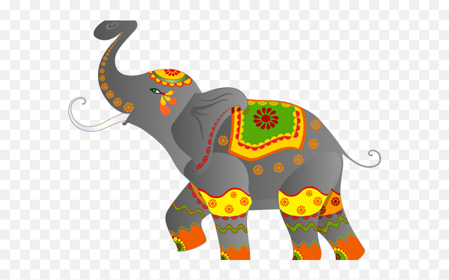 Download Indian Clipart Parrot - Clipart Elephant Images Png Emoji,Indian Clipart
