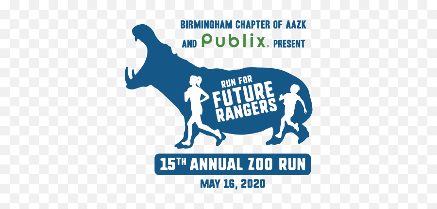15th Annual Zoorun 5k Run For Future Rangers Bham Now - Language Emoji,Publix Logo