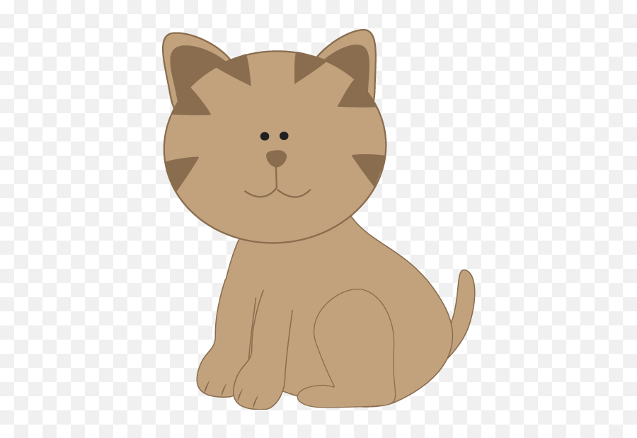Cute Cat Clipart - Transparent Cute Cat Clipart Emoji,Cat Clipart