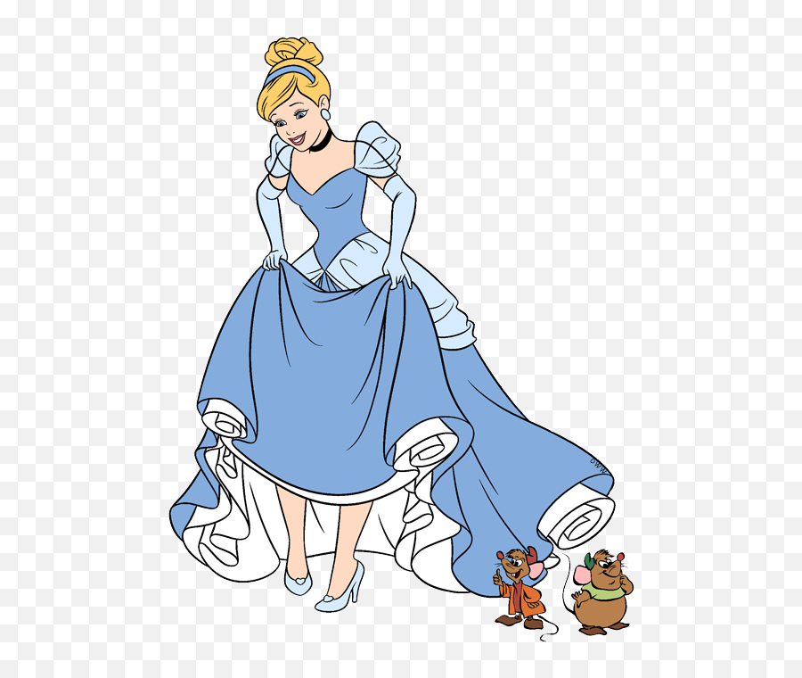 Cinderella Mice And Birds Clip Art 2 Disney Clip Art Galore - Cinderella With Mice Clipart Emoji,Mice Clipart