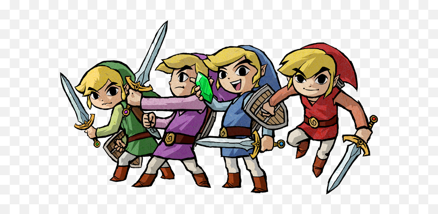 The Legend Of Zelda Four Swords Is Free From Wednesday Emoji,Zelda Png