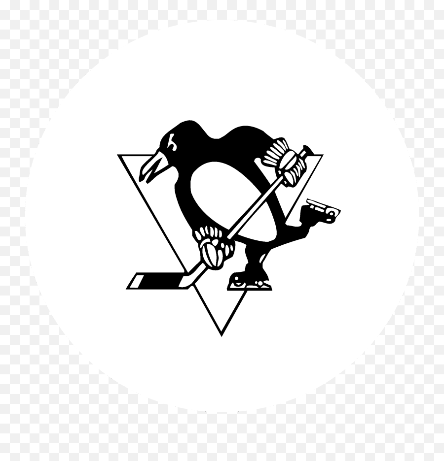 Black And White Pittsburgh Logo - Boston Bruins Vs Pittsburgh Penguins Emoji,Pittsburgh Penguins Logo