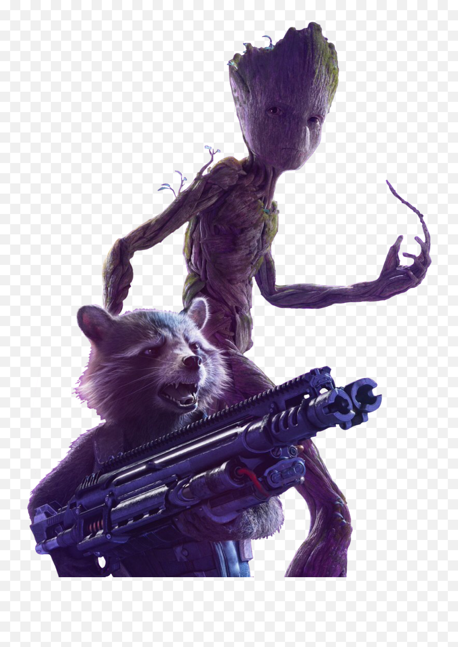 Angry Groot Transparent Background - Infinity War Rocket Avengers Emoji,Groot Png
