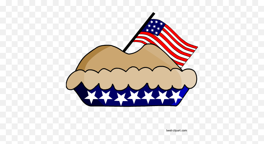 Free Fourth Of July Clip Art Images And Graphics - Fourth Of July And Pie Clip Art Emoji,Fourth Of July Clipart