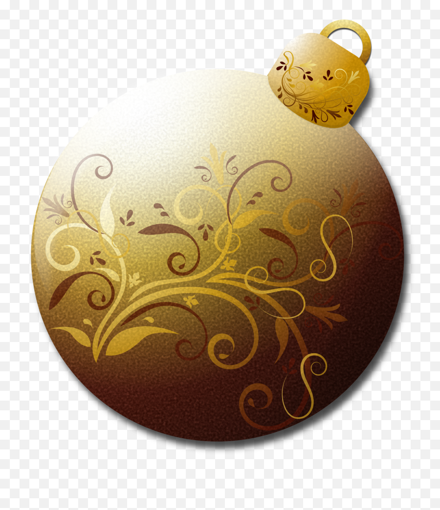 Gold Glass Ornament Clipart Free Download Transparent Png - Papai Noel Png Dourada Emoji,Ornament Clipart