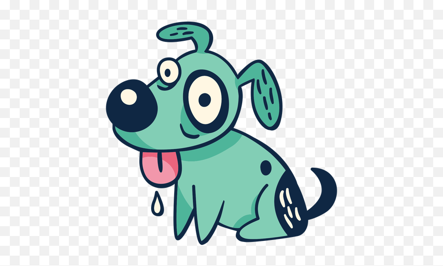 Big Eyes Cartoon Dog With Tongue Out Transparent Png U0026 Svg Emoji,Big Eyes Png