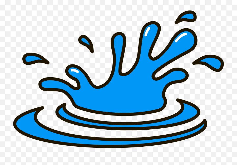 Water Splash Clipart - Dot Emoji,Splash Clipart
