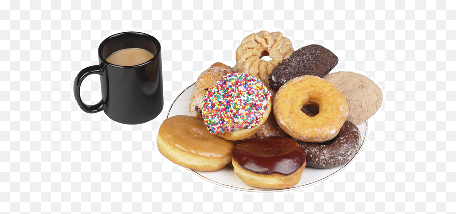 Donut - Coffee And Donuts Png Transparent Png Original Donuts And Coffee Transparent Emoji,Donut Png