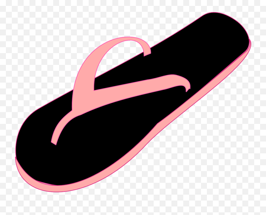 One Flip Flop Clipart - One Slipper Clipart Emoji,Flip Flop Clipart