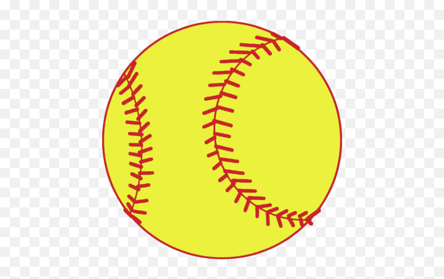 Fastpitch Softball Clip Art - Softball Clipart Png Emoji,Softball Clipart