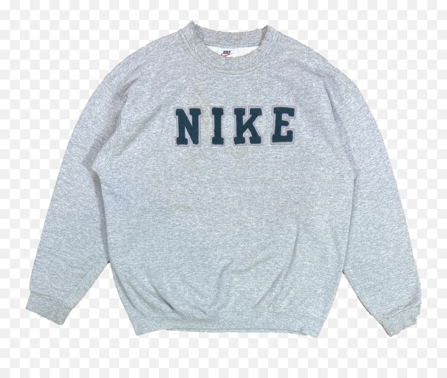90u0027s Nike Center Logo Made In Usa Vintage Sweat - Shirt 3675 Long Sleeve Emoji,90s Logo