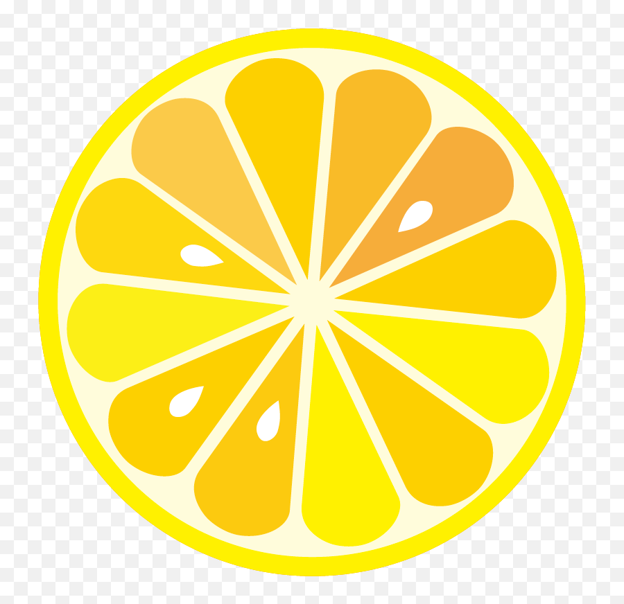 Lemon Clipart Lemon Wedge Lemon Lemon Wedge Transparent - Cute Lemon Transparent Png Emoji,Lemon Clipart