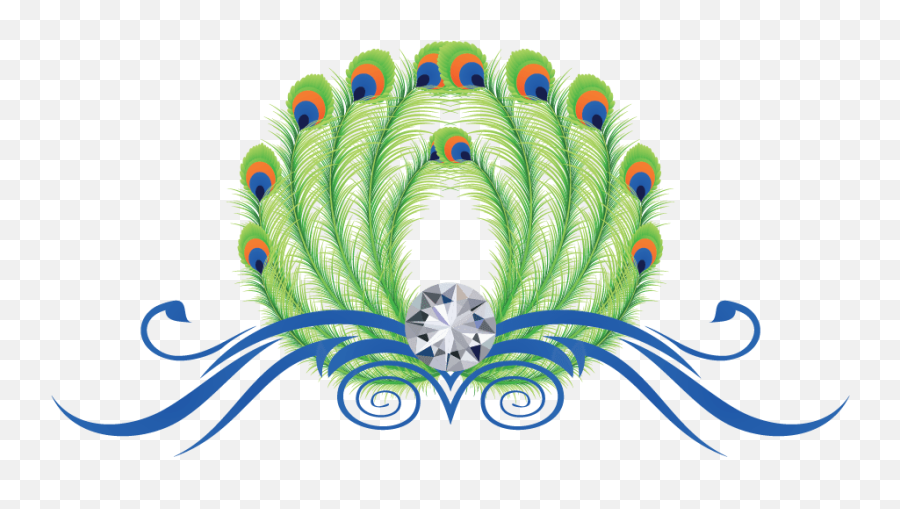 Peacock Feather Logo Maker - Peacock Feathers Logo Design Emoji,Feather Logo