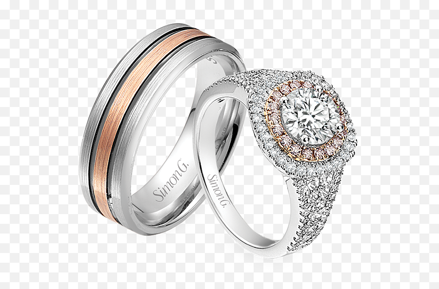 Wedding Ring Png Images - Diamond Couple Rings Png Emoji,Wedding Ring Png