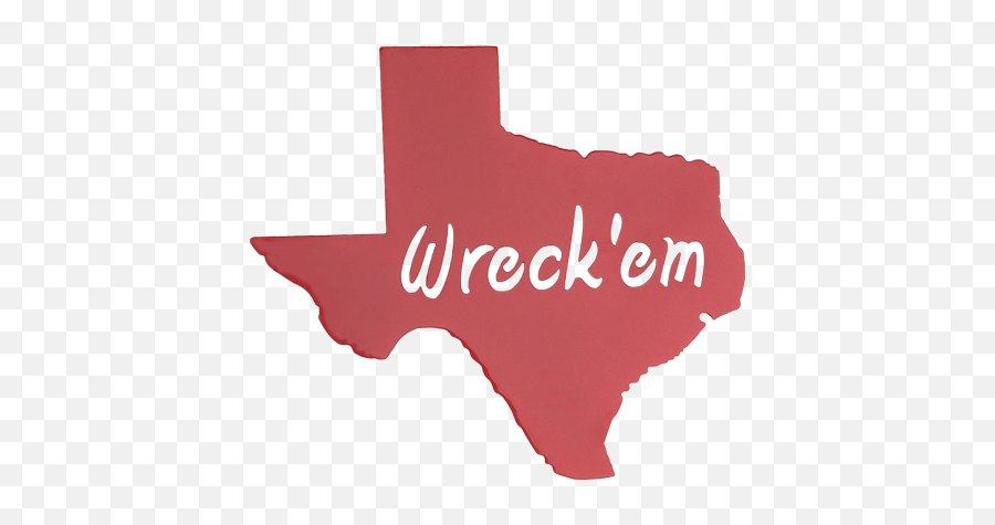 Texas Wreck U0027em Texas Tech Wall Art - Vertical Emoji,Texas Tech Logo