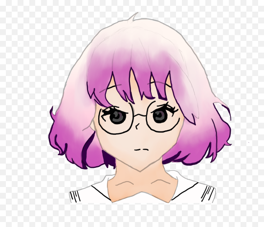 Medibang Girl Anime Jenifer2006 - Illustrations Art Street Emoji,Anime Glasses Png